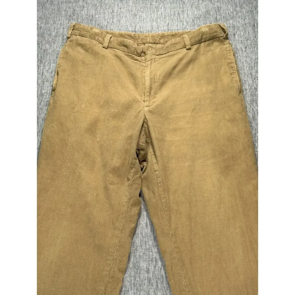 Bills Khakis M2 Corduroy Pants Mens 38x32 Relaxed Fit Tan Made in USA